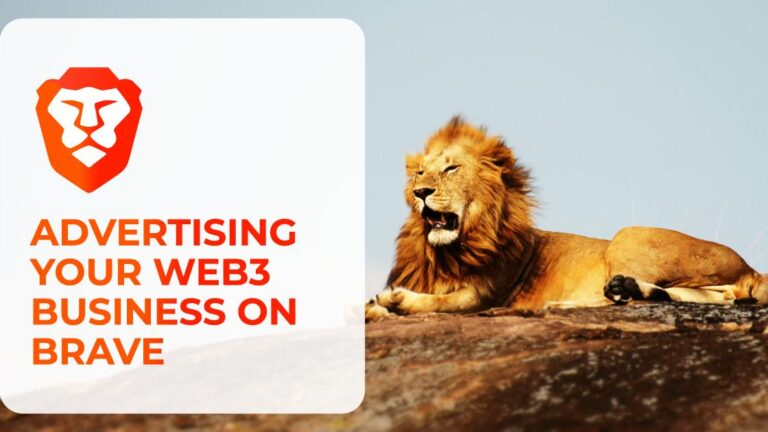 Advertising your web3 business on Brave